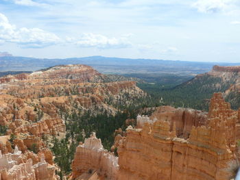 Scenic view of mountain against sky