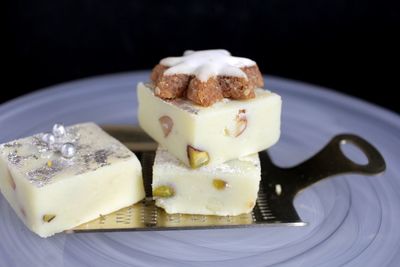 Close-up of cake on plate