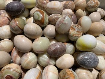 Full frame shot of eggs