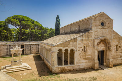 View of old building against sky