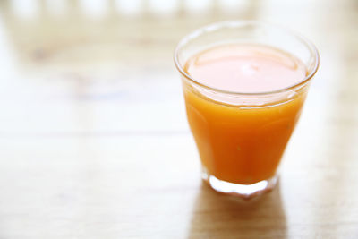 Close-up of drink on table