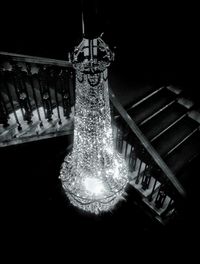 Illuminated built structure at night