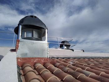 Low angle view of building against sky