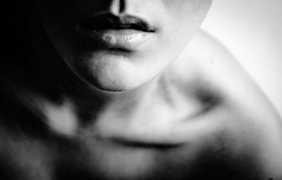 Close-up portrait of young woman