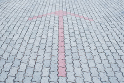 Full frame shot of cobblestone street