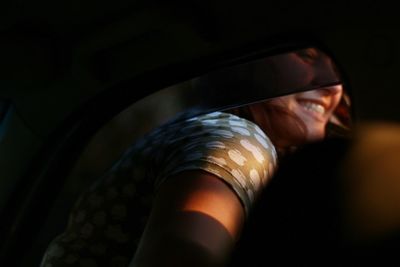 Close-up portrait of young man