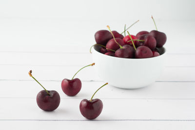 Close-up of apples in bowl