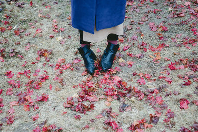 Woman standing in park