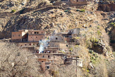 High angle view of townscape against buildings