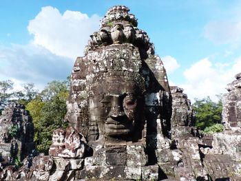 Low angle view of a temple