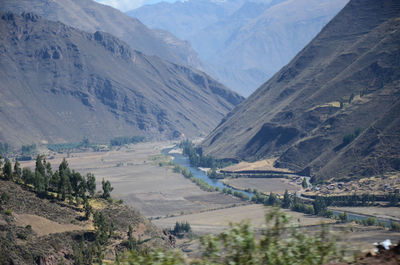 Scenic view of mountains