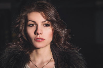 Portrait of young woman