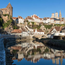 Semur-en-auxois, tourist town and remarkable heritage site, its medieval center