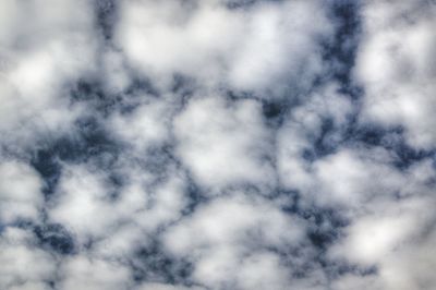 Low angle view of clouds in sky