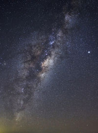 Low angle view of sky at night