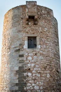 Low angle view of old building