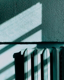 Close-up of sunlight falling on wall