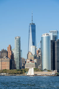 View of city at waterfront