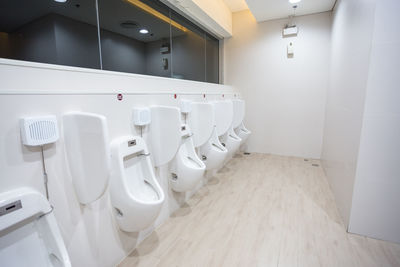 Empty seats in bathroom