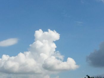 Low angle view of cloudy sky