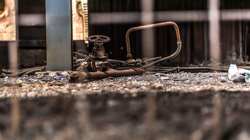 Close-up of rusty metal