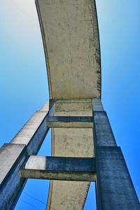 Low angle view of bridge against sky