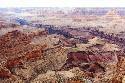 Rock formations in desert