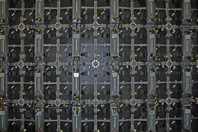 Full frame shot of metal grate