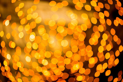 Full frame shot of defocused illuminated christmas lights