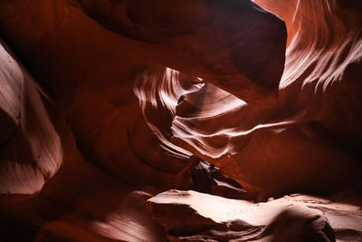 Antelope canyon formations. page, az.