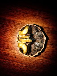 Close-up of crab on table