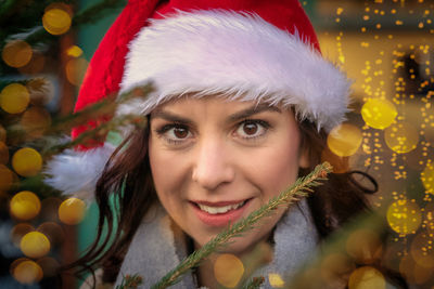 Portrait of a smiling young woman