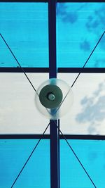 Low angle view of blue sky