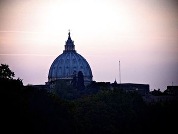 Low angle view of temple against sky