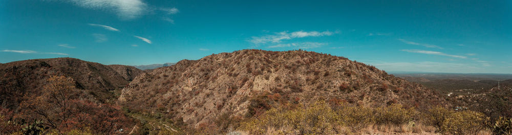 Panoramic view of landscape against sky