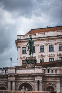 Low angle view of building against sky