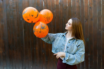 Young woman smiling