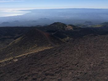 Aerial view of landscape against sky