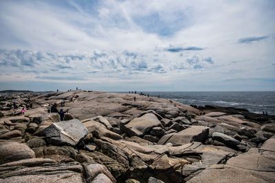 Panoramic view of sea against sky