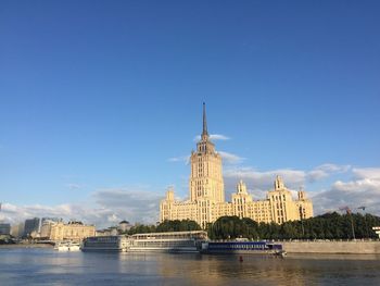 View of building against cloudy sky