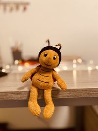 Close-up of stuffed toy on table