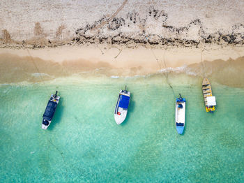 Boats on the sea