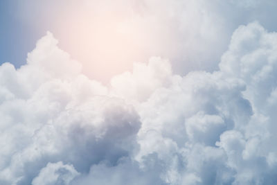 Low angle view of clouds in sky