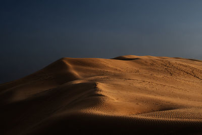 Scenic view of desert against sky of jaisalmer 