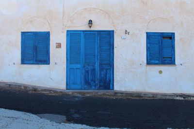 Windows of building