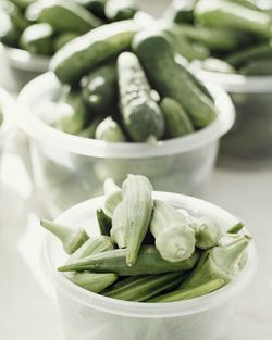 Close-up of vegetable in container