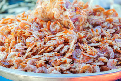 Close-up of meat for sale in market