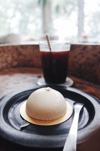 Close-up of coffee on table