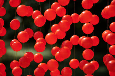 Full frame shot of illuminated lights