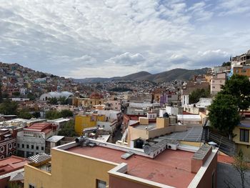 Downton guanajuato with traditional buildings